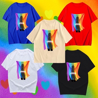 เสื้อยืดcalandfashionเสื้อยืด สกรีน Pride Month 🌈 ลาย pride flag พร้อมส่ง🔥S-5XL