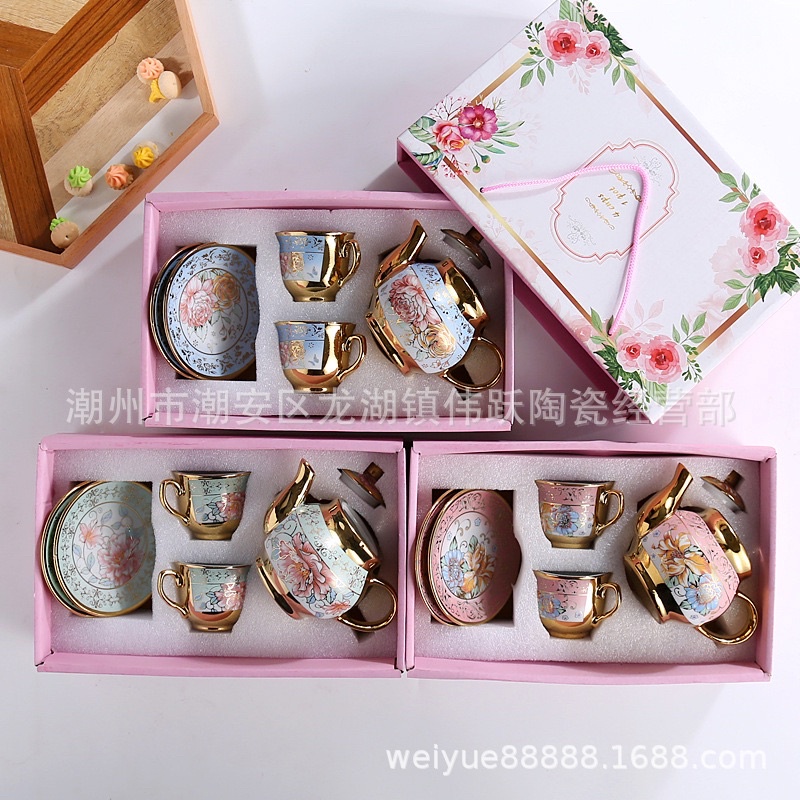 ชุดน้ำชารับไหว้(คละสี) ของขวัญปีใหญ่ (มีราคาส่ง)