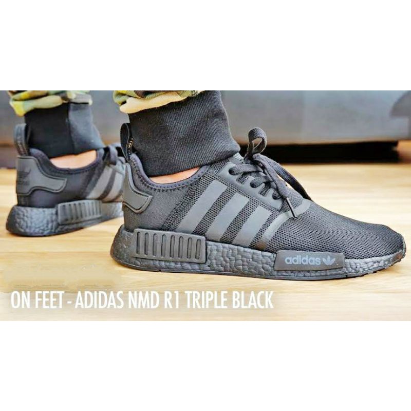 Adidas NMD_R1 Triple Black                          size 8.5us. 8uk. 42/26.5