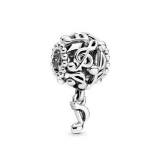 (พร้อมส่ง)*New*Pandora Openwork Music Notes Charm