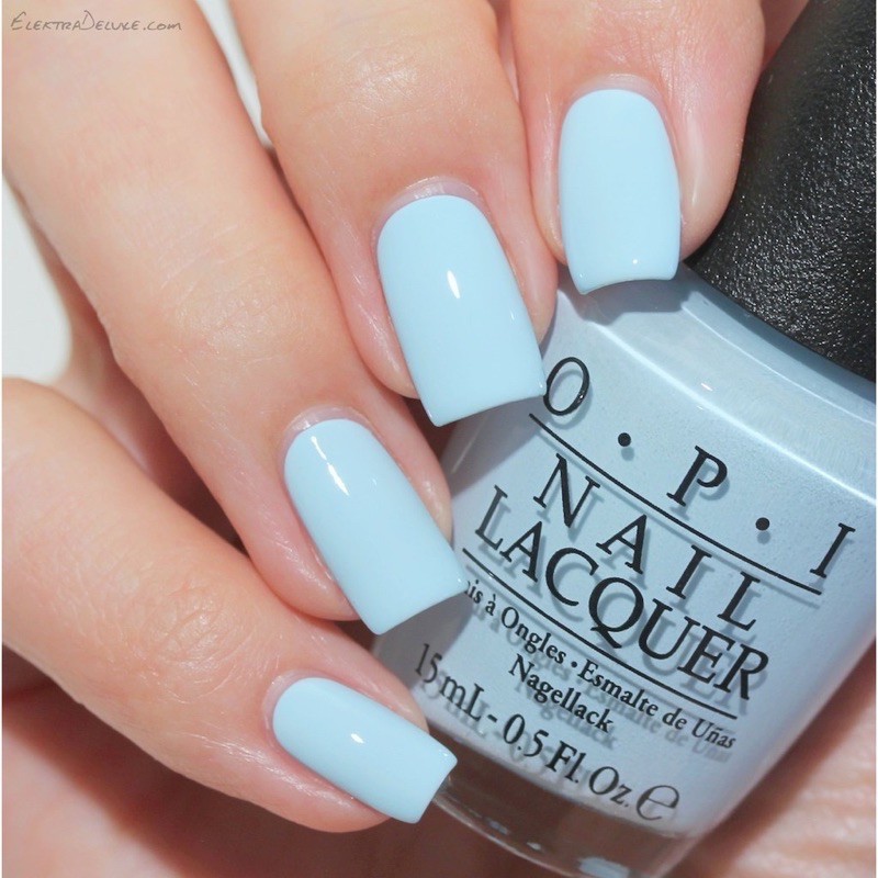 พร้อมส่ง OPI It’s a boy สีฟ้าอ่อนพาสเทล asฟ้าเบบี้บลูสกาย แท้ %