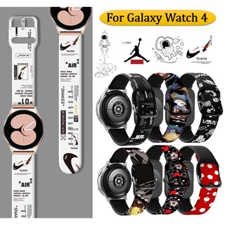 Samsung Galaxy Watch 4 Strap Printed 20mm 22mm Soft Silicone Galaxy Watch 5 classic Samsung Watch 4 40mm 44mm Amazfit GTS 2 / amazfit gts 2 mini / Amazfit bip 3 / Amazfit GTS 4 / Garmin Venu 2 / venu sq / Amazfit bip u pro Strap Samsung Watch 5 Strap