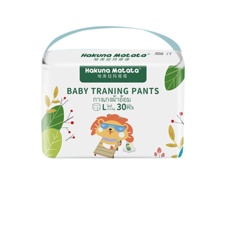 HakunaMatata แพมเพิส Baby Pants ผ้าอ้อมเด็กสำเร็จรูป ผ้าอ้อมแบบกางเกง ชนิดบางพิเศษ ไซส์ M33/L30/XL28/XXL26 ผ้าอ้อมเด็กสำเร็จรูป ปี แพมเพิสเด็ก ผ้าอ้อมสำเร็จรูป ผ้าอ้อมแบบกางเกง ผ้าอ้อมสำเร็จรูป ผ้าอ้อ