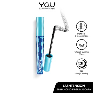 YOU Lashtension Enhancing Fiber Mascara  มาสคาร่าสูตรกันน้ำ ช่วยให้ขนตาหนา โค้งงอนเป็นธรรมชาติ