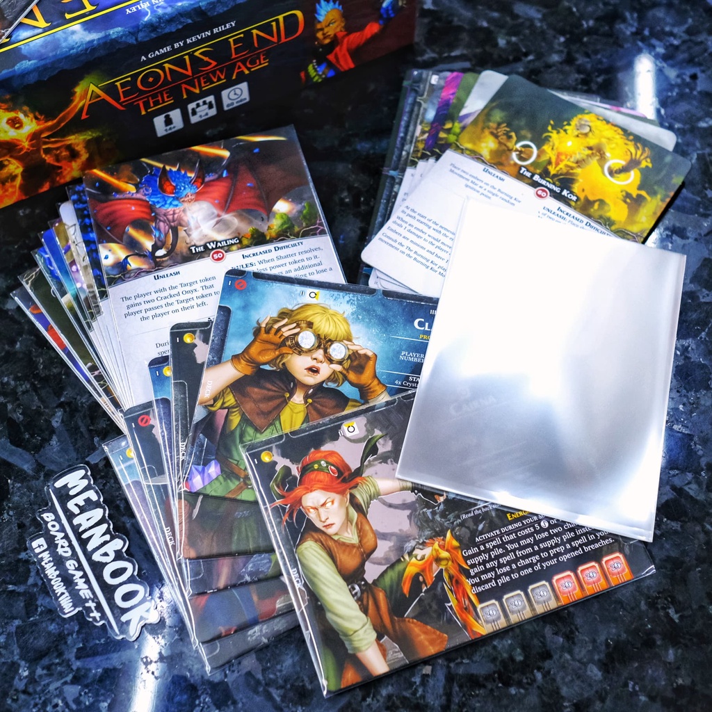 ซองใส่บอร์ด Size Aeon สำหรับเกม Aeon's End (ใส่ Player Mat และ Nemesis Mat) 117x157 mm.