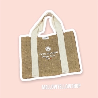 #กระเป๋าผ้า (ซื้อครบ รับฟรี) Yves Rocher bag วัสดุจากธรรมชาติ