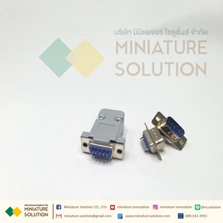 ชุดหัวประกอบ DB-9 DB9 RS232 Male ตัวผู้ Connector socket D-Sub 9 pin PCB Connector RS232 9 Pin Com Port DB9 Head