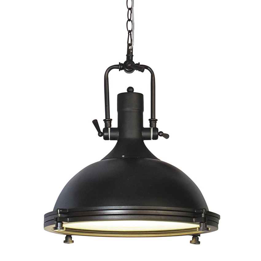 [🔥ลด 70.- โค้ด SUN386HR] Dento โคมไฟแขวนเพดาน รุ่น  MARITIME (สีดำ) ขั้ว 1xE27 #C710B