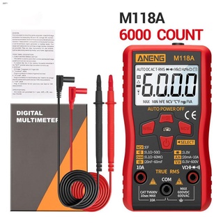 ⚡AM⚡มัลติมิเตอร์ดิจิตอล ANENG M118A Backlight Digital Multimeter Non Contact Stable LCD Display