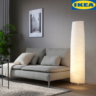 IKEA VICKLEBY วิคเคลบี โคมไฟตั้งพื้น , ขาว/ผลิตด้วยมือ136 ซม.ใช้หลอด LED GU10