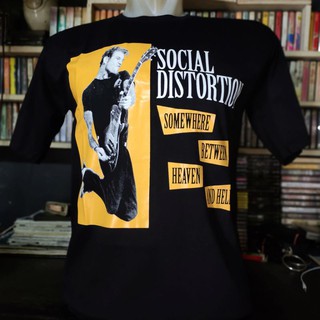 เสื้อยืด ลาย Social DISTORTION BAND (บางที่ระหว่างหนักและนรก)