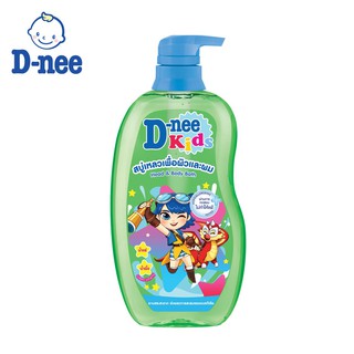 D-nee ดีนี่ คิดส์ สบู่เหลวเพื่อผิวและผม กลิ่น กรีน สมาทตี้ 4…
