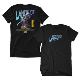 เสื้อยืดโอเวอร์ไซส์เสื้อยืด ผ้าฝ้าย พิมพ์ลาย Lancelot BLADE Off ROSES 30s Distro สําหรับผู้ชาย และผู้หญิงS-3XL