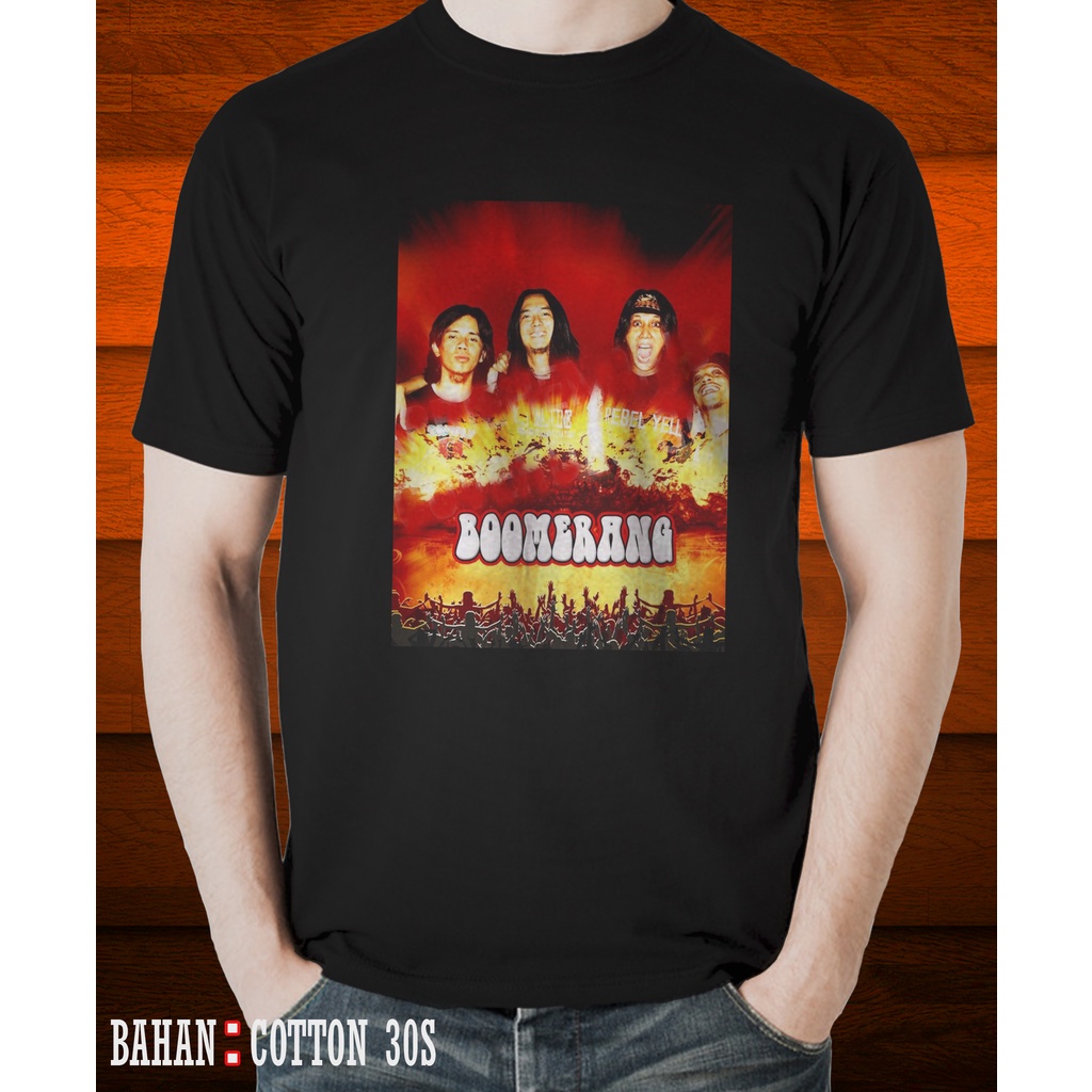 เสื้อยืด BOOMERANG ROCK BAND MUSIC 23
