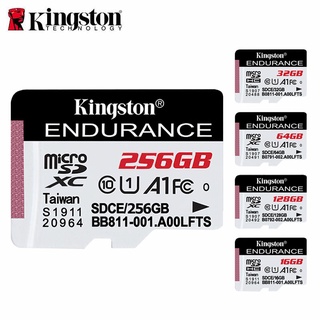 เมมโมรี่การ์ด Kingston memory card microSD Card 16GB32GB64GB128GB256GB Class 10 U1 A1 100MB/s การ์ดหน่วยความจำ คิงส์ตัน