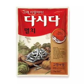 cj dasida anchovy soup stock (ผงปรุงรสสูตรปลาแอนโชวี่เกาหลี) 다시다멸치 [Original] 1kg
