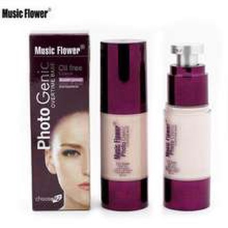 รองพื้น Music flower foundation spf 25 30ml. เนื้อแน่น สีสวย ติดทน รองพื้นกันน้ำ ครีมกันน้ำ