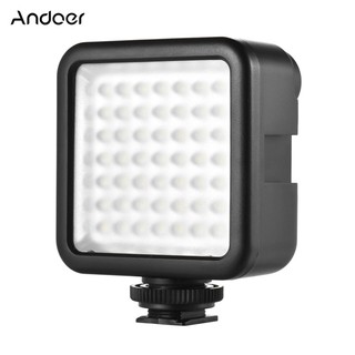 Andoer W49 ไฟ LED ขนาดเล็ก สำหรับกล้อง ปรับแสงได้