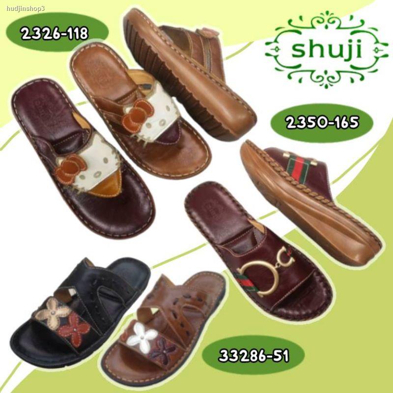 จัดส่งเฉพาะจุด จัดส่งในกรุงเทพฯNFShoes🎀 Shuji รองเท้าหนังแท้เพื่อสุขภาพ ใส่สบาย สอบถามไซร์ได้คะ