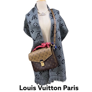 Louis Vuitton Paris ผ้าพันคอแบรนด์เนมมือสองแท้