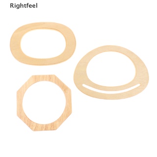 (Rightfeel) ด้ามจับไม้ แบบเปลี่ยน สําหรับกระเป๋าถือ กระเป๋าสะพายไหล่ Diy