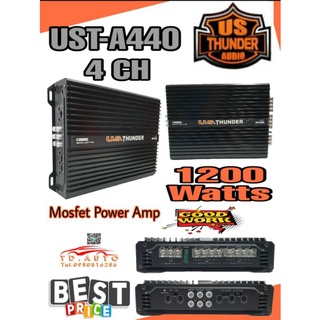 US THUNDER UST-A440 พาวเวอร์แอมป์ 4 CH