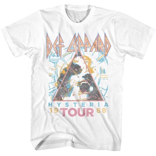 [COD]เสื้อยืด ลาย Def Leppard Hysteria 88 นิ้ว สีขาว สําหรับผู้ใหญ่S-5XL