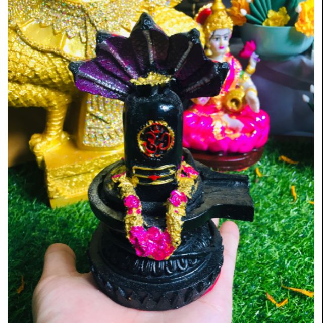 ศิวะลึงค์ ตัวแทนพระศิวะมหาเทพ สูง15ซม.