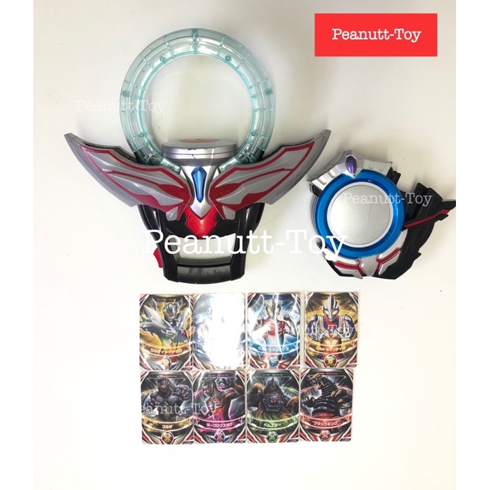 Dx Ginga Spark / Dx x Divisor / Dx Orb Ring & Ultraman Fusion Card Holder & Card Ultraman Ultraman G