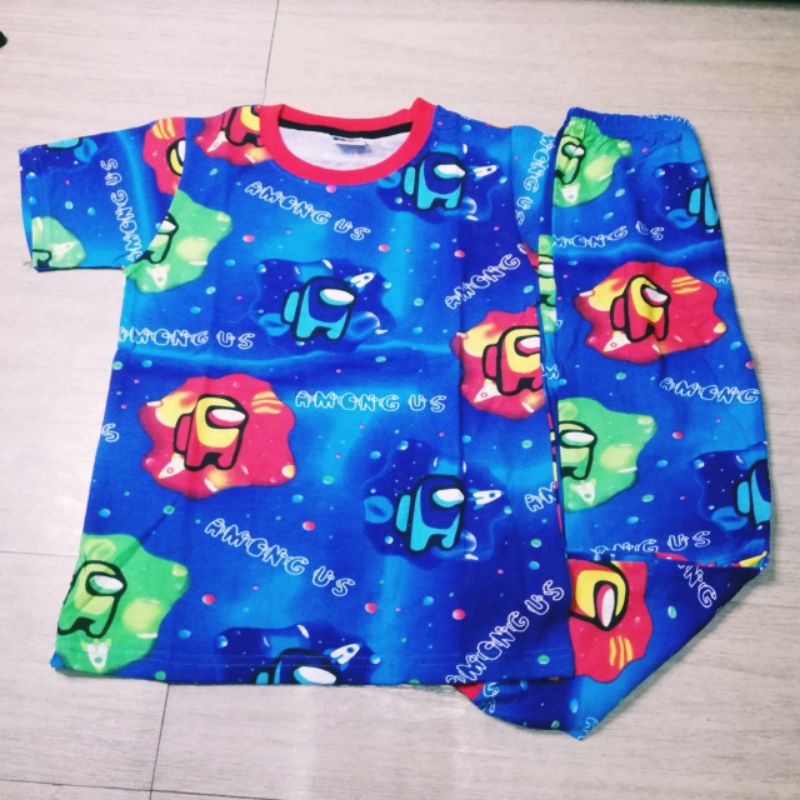 Among Us Kids & Big Kids ชุดนอนชุดนอนเด็กโต