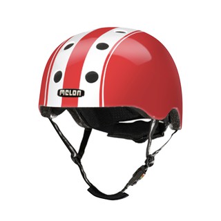 Melon Helmet หมวกกันน็อก Double White Red ขนาด M-L