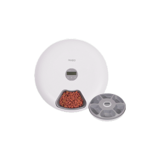 [สินค้าใหม่]PANDO Pet Spin Feeder 6-Meal เครื่องให้อาหารสัตว์เลี้ยงแบบหมุน 6 ช่อง
