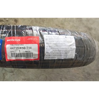 44711-K59-T14 ยางนอกล้อหน้า (IRC) Honda Click 150 แท้ศูนย์