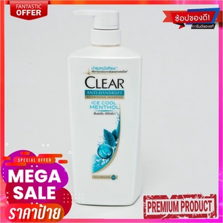 เคลียร์ แชมพู ไอซ์คูล เมนทอล ขนาด 650 มล.Clear Complete Soft Care Anti-Dandruff Shampoo 2in1 650 ml