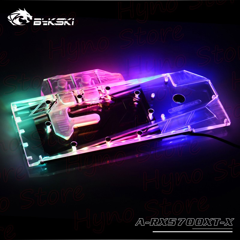 บล็อกระบายความร้อนด้วยน้ําสําหรับ RX5700XT Ref การระบายความร้อนด้วยน้ําแบบกําหนดเอง - Hyno Store