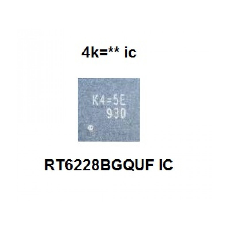 RT6228BGQUF RT6228B RT6228 B RT 6228B RT 6228 B / K4=5E K4=3K K4=