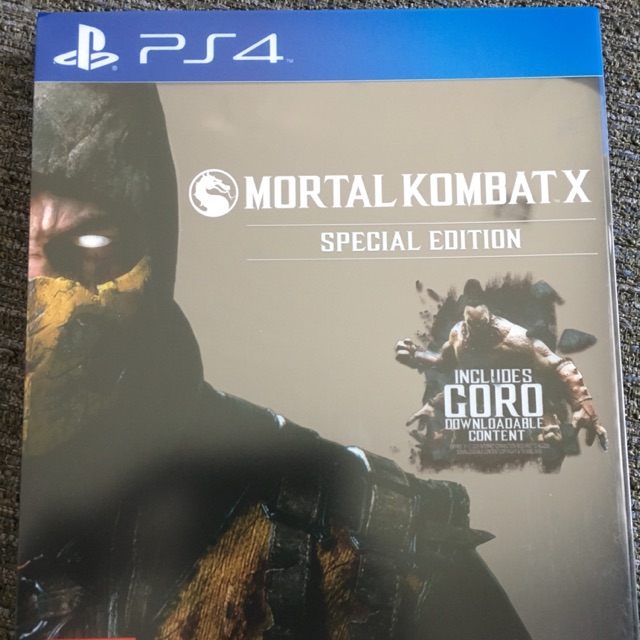 แผ่น PS4-Mortal Kombat X (กล่องเหล็ก)