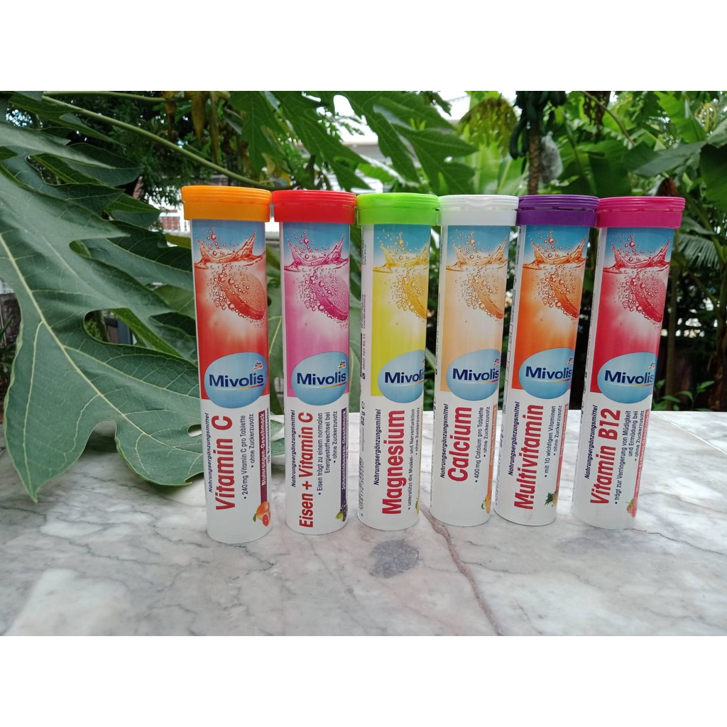 หมดอายุ 07/26 วิตามินเม็ดฟู่ Mivolis ของแท้จากเยอรมัน+++ 6 สี 6 แบบ ให้เลือกค่ะ