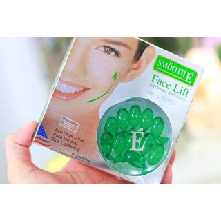 SMOOTH E FACE LIFT EXTERNAL CAPSULES สมูท อี เฟซลิฟ เอกเทอนอล (12 แคปซูล) ของแท้100%