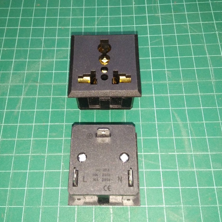 ปลั๊ก AC 220V 3ขา 10A แบบมีม่านนิรภัย Safety plug และแบบ ไม่มี ม่านนิรภัย Safety plug ราคา ถูกที่สุด ดีลบีเคเค แกลเลอรีภาพที่ 6
