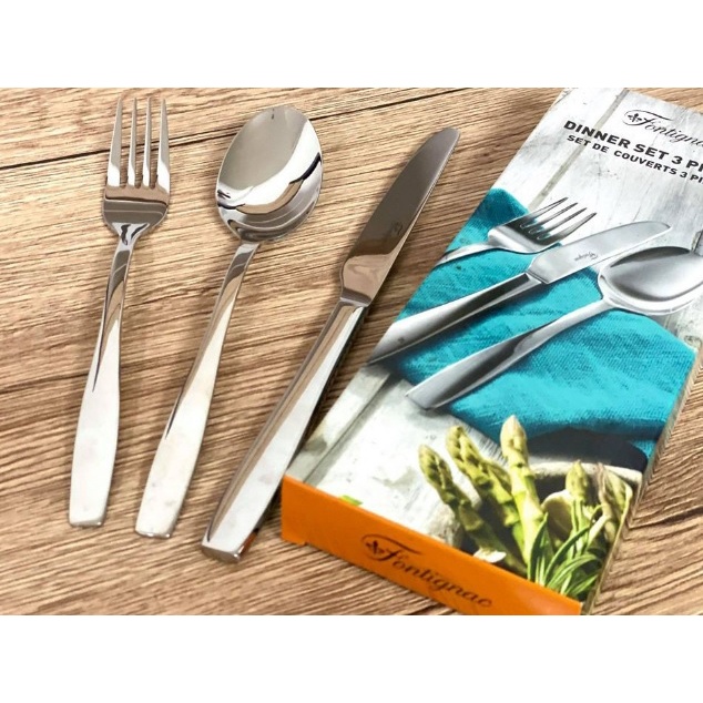 Dinner set - ช้อน ส้อม มีด Stainless Steel ยี่ห้อ Fontignac