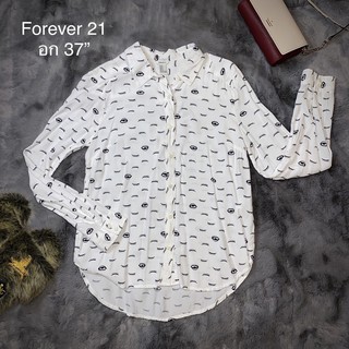 เสื้อแขนยาว Forever 21 Size M อก 37 นิ้ว