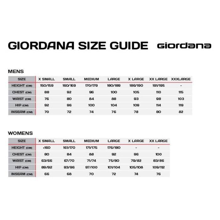 giordana sizing