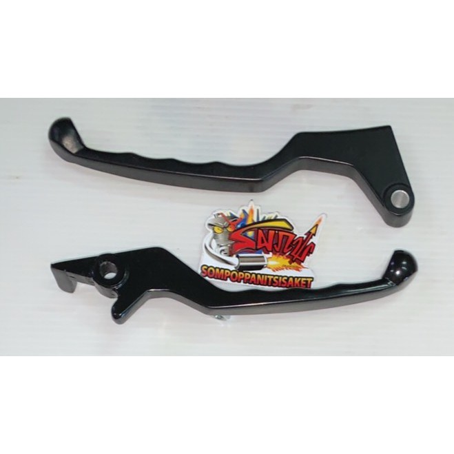 แยกขาย มือเบรค/มือคลัทช์ NSR/NSR-R/โนวา เดิม (มีร่องนิ้ว) สีดำ เทียม(หลายยี่ห้อ-ร้านเลือกส่ง)