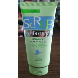 Smooth E scrub babyface สมูท อี สครับ เบบี้เฟซโฟม ขนาด 2.2 ออนซ์