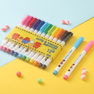 M&amp;G Whiteboard Marker ปากกาไวท์บอร์ด ชุด 12 สี MIFFY FWMY2304