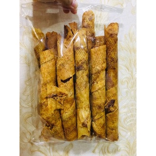 ปลาหมึกกรอบม้วน หมึกม้วน หมึกกรอบ 3 รส  (500กรัม) เผ็ดๆ หวานๆ มันๆ ทานเพลิน  **ของอร่อย ของดี เมืองประจวบ**