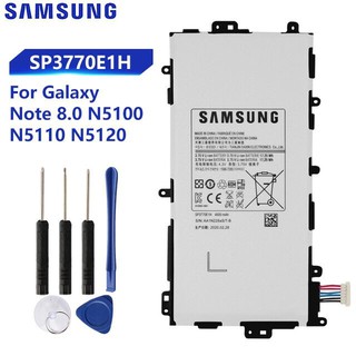 แบตเตอรี่ Samsung GALAXY NOTE 8.0 N5100 N5110 N5120 ของแท้แท็บเล็ตแบตเตอรี่ SP3770E1H 4600 mAh