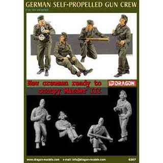 โมเดลประกอบ Dragon Models 1/35 DRA6367 GERMAN SELF-PROPELLED GUN CREW