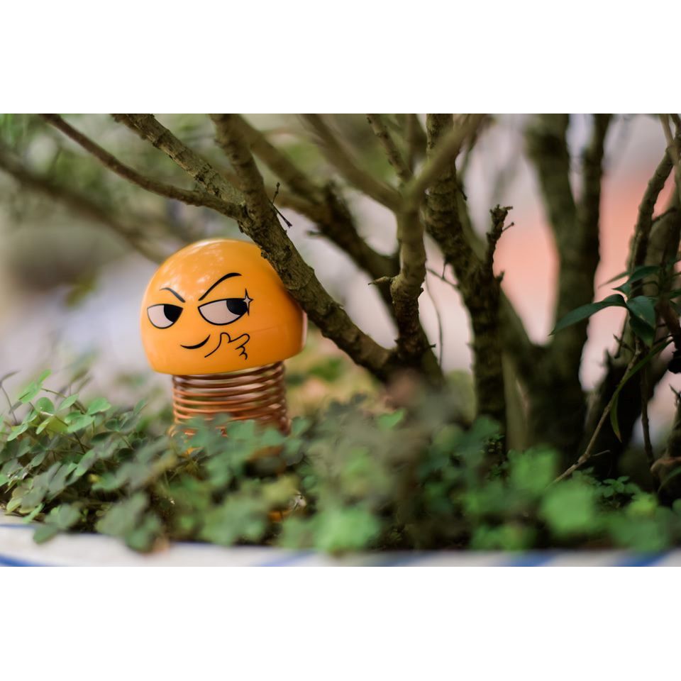 Xo Combo 6 Spring Pendulum Emoji Shy Animals - Super Cool - อีโมจิสุดสนุก